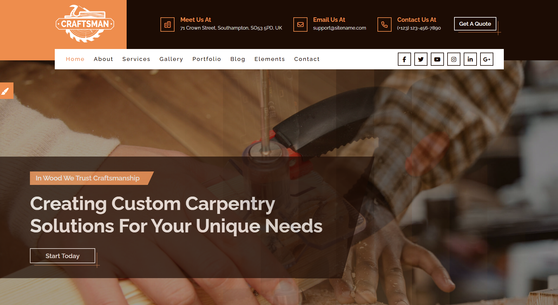 Craftsman  Theme