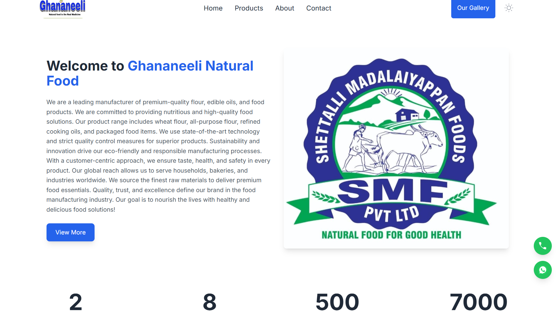 Natural food company
