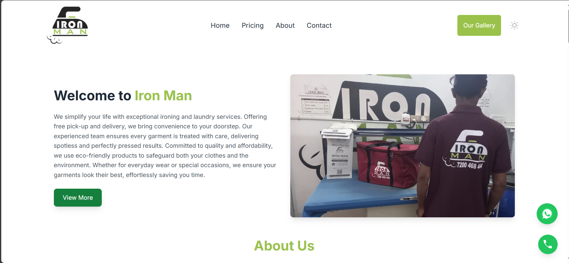 Ironing Company
